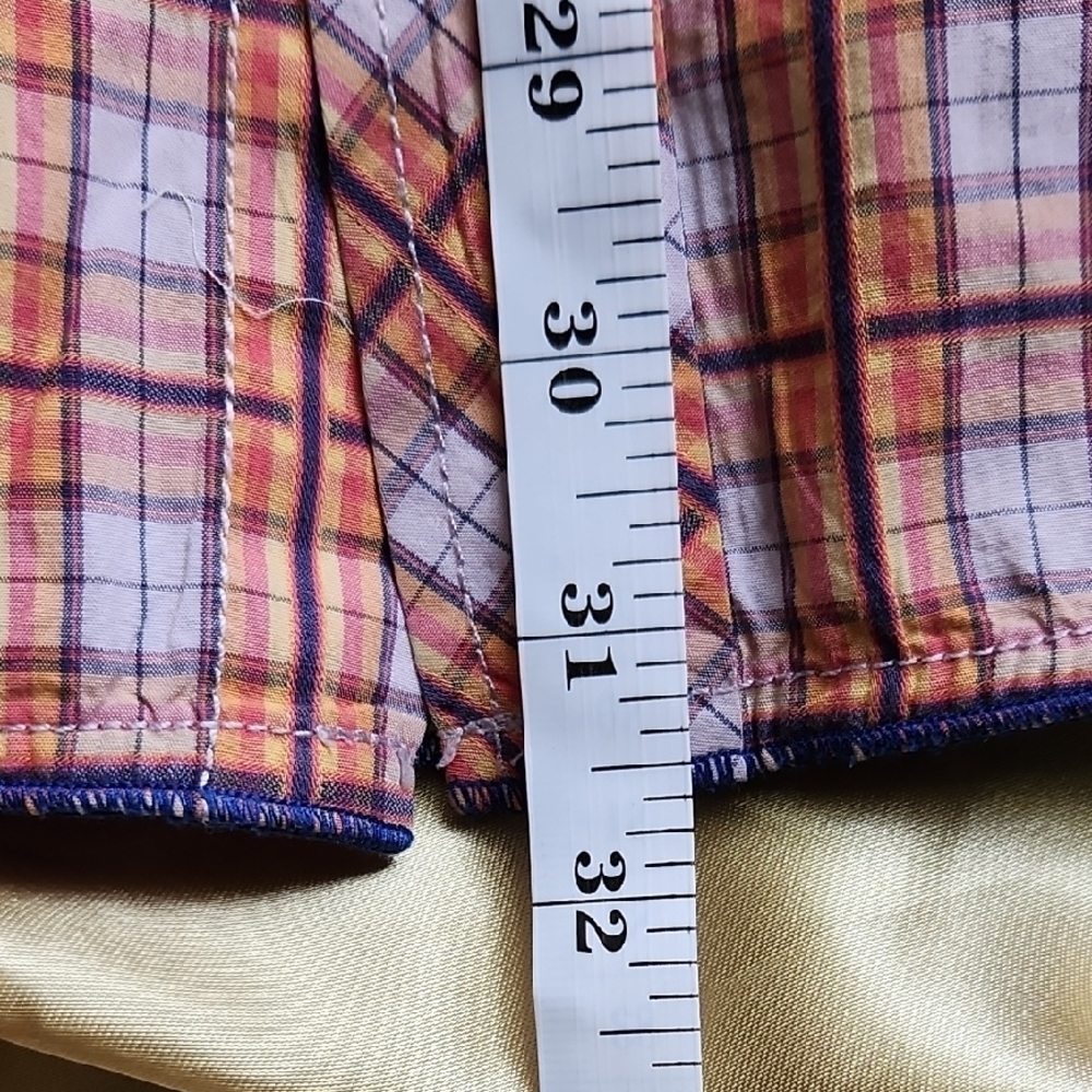 Tommy‎ Bahama Men's Orange Plaid Shirt | Sz: Med - Picture 16 of 16